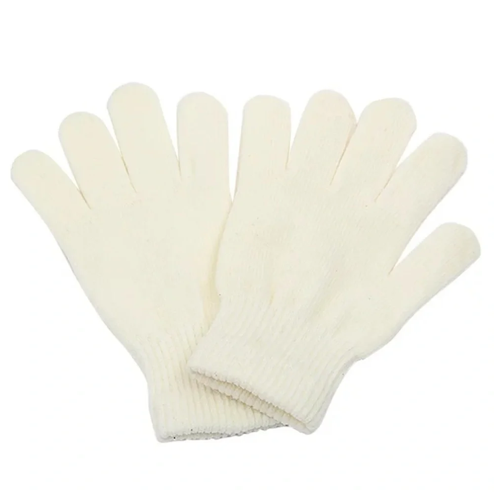 Warm Winter White Cream Soft Warm  Knit Magic Stretch Gloves Womens Size Gloves
